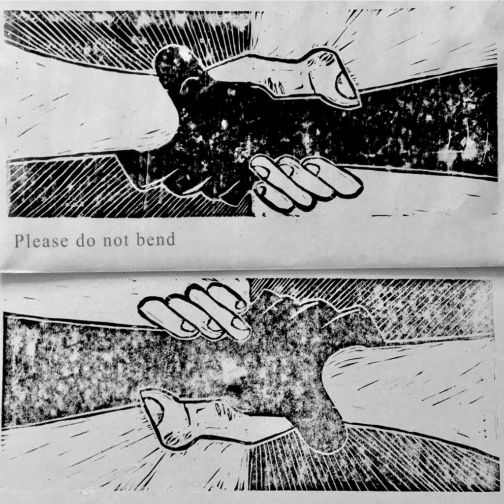 Please Do Not Bend by Sebastian Edmond (Bad Typeface) for BLM - SHSO Leeds