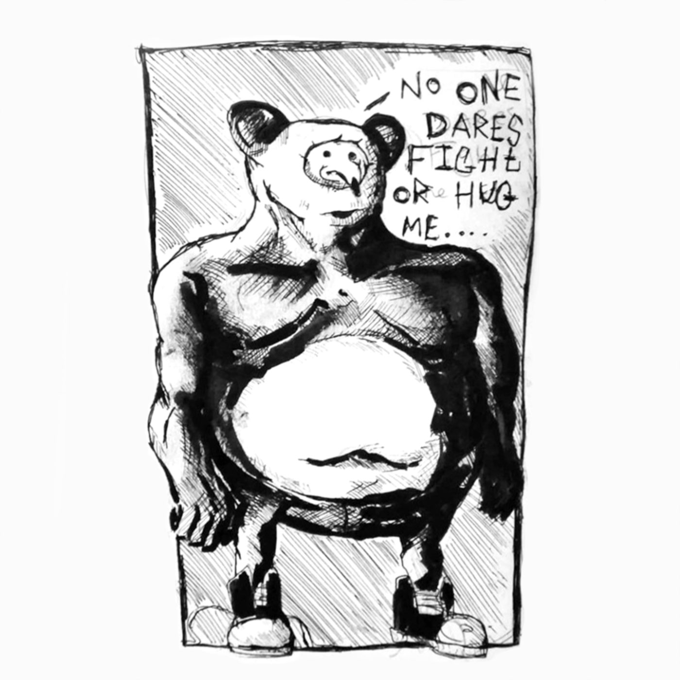 No One Dares Fight or Hug Me by Odious Illustration - SHSO