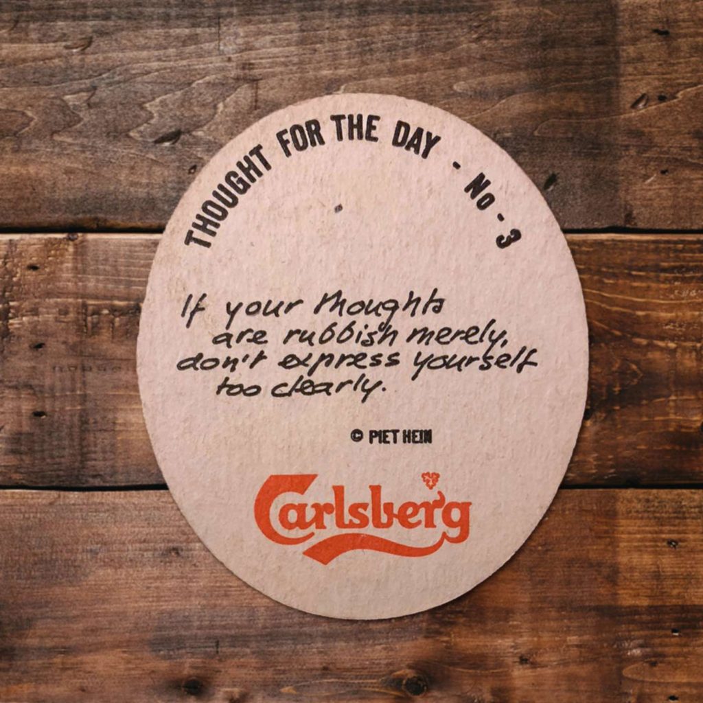 Carlsberg Hof - Vintage Beermats - SHSO Leeds - Something Happened Somewhere Once