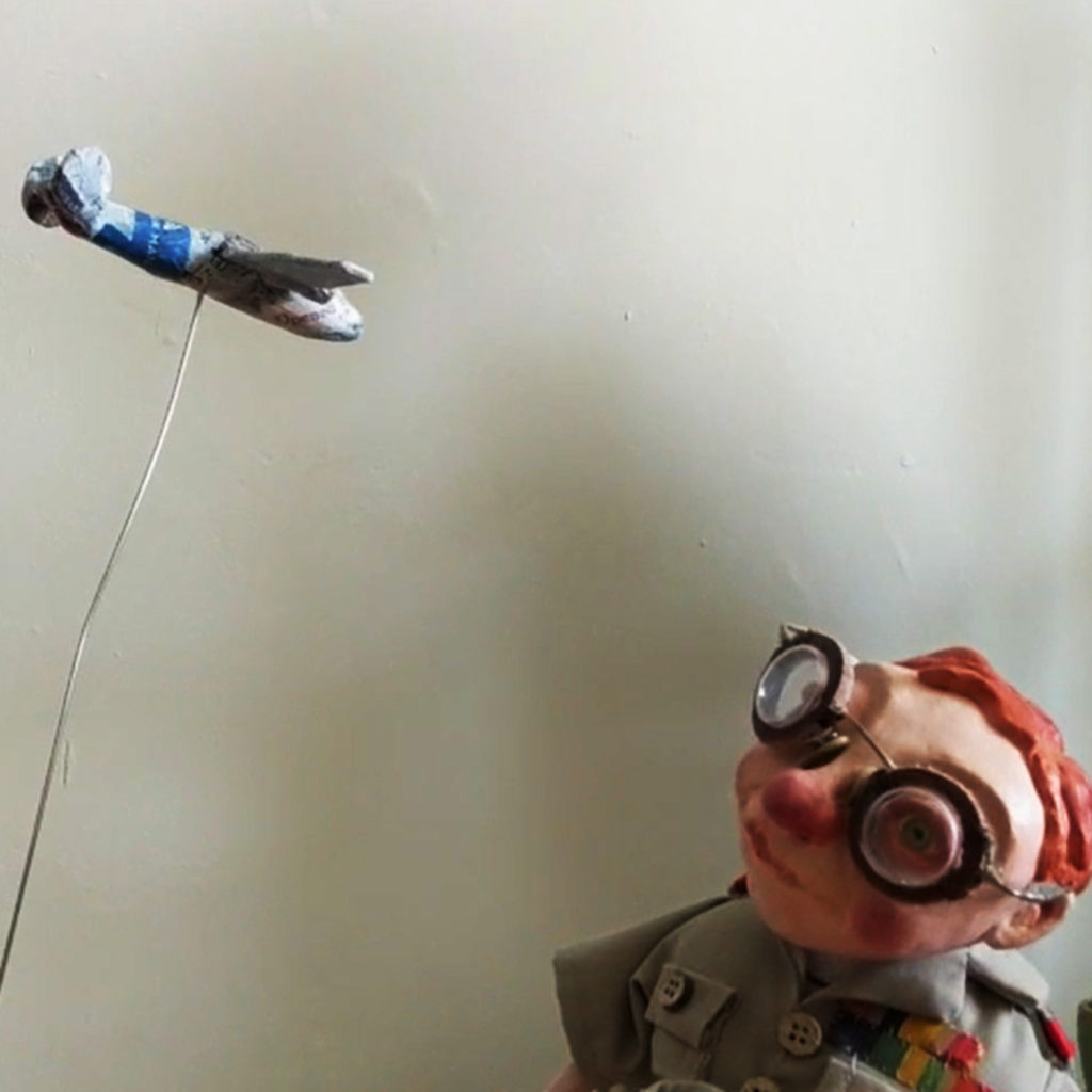 Colonel Rutherford by Dawn Hurton Puppet Artist - SHSO - Something Happened Somewhere Once