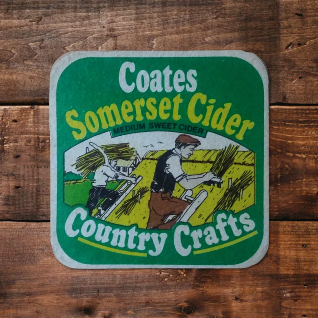 Vintage Beermats - Somerset Cider - Something Happened Somewhere Once - SHSO